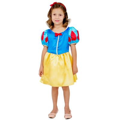 Panoplie 5/7 ans : princesse blanche-neige, robe courte césar
