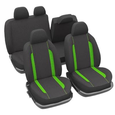 Housses de siege fluo vert pour auto