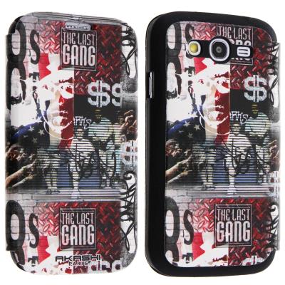 Housse Etui Clapet Samsung Galaxy Grand I9080 / Duos I9082 - Folio Akashi 80'S
