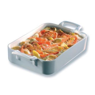 REVOL - Plat à four en porcelaine 34x25 blanc - 5571