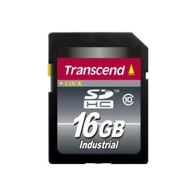 Transcend Industrial - flashgeheugenkaart - 16 GB - SDHC