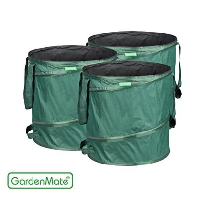 Gardenmate® 3X Sac De Déchets Pop Up Tissu Oxford 600D 85L