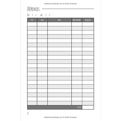 Kabeibo Livre de compte : Cahier de tenue de compte mensuelle et de budget  familial. Format 15 x 23 cm ( A5 ) - 100 pages - broché - NLFBP Editions,  Livre tous les livres à la Fnac