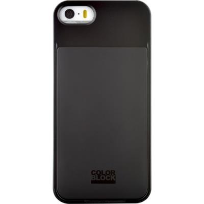 Coque rigide porte carte noire pour iPhone 5/5S