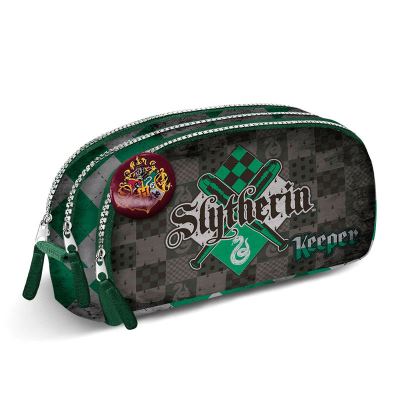 KARACTERMANIA - Harry Potter Quidditch Slytherin-Note Federmäppchen Trousse, Vert