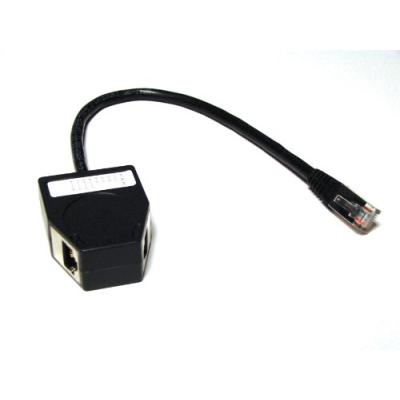 Ngc ngc5502 cordon dédoubleur 2 x ethernet rj45 connecteurs blindés 20 cm