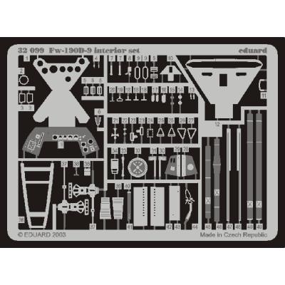 MAQUETTE FW 190D 9 INT.SET HASEGAWA/32 EDUARD 32099
