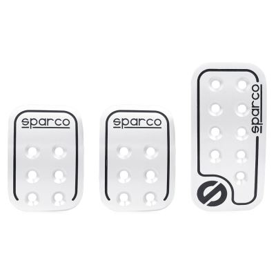 Sparco Progetto Corsa OPC04060000 Jgo. pédales de course Cs3 / 30, Aluminium/Noir