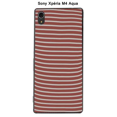 Coque Sony Xpéria M4 Aqua - Marinière-I