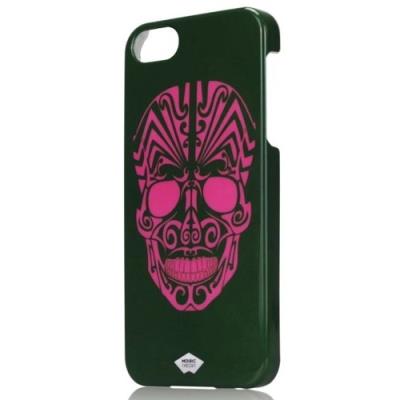Mosaic theory skull etui pour iphone 5 violet vert
