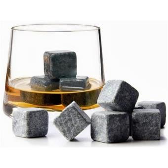 9 Pierres à Whisky - En pierre naturelle de stéatite - Glaçons