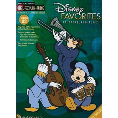 Jazz play along vol.93 disney favorites cd
