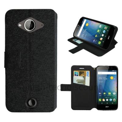 Housse etui coque pochette portefeuille pour Acer Liquid Z530 - NOIR