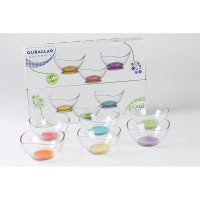Lot De 6 Coupes Vira 12Cm Fd Coul.
