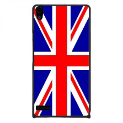 Coque rigide pour Huawei Ascend P6 avec impression Motifs Union Jack