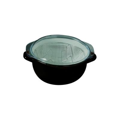 Beka 14010094 friteuse non electrique acier emaillé noir