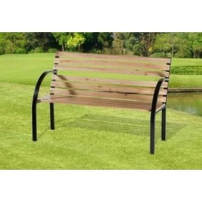 Banc En Bois Et Metal Design Pour Jardin Ou Parc Exterieur Mobilier De Jardin Achat Prix Fnac