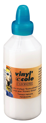 Colle Vinyle Blanc +  Bouchon Etendeur - Flacon De 110ml