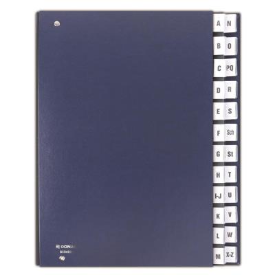 Pagna classeur à soufflet a-z donau trieur à soufflet en bleu foncé