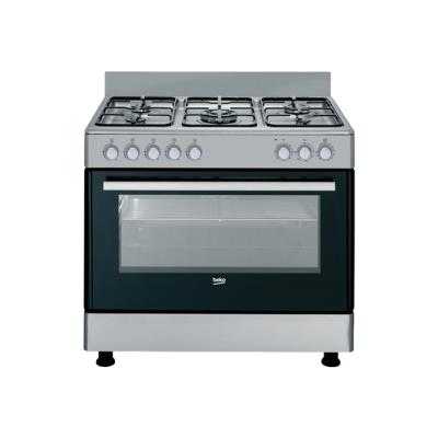 Beko GM 15121 DX - cuisinière - pose libre - inox