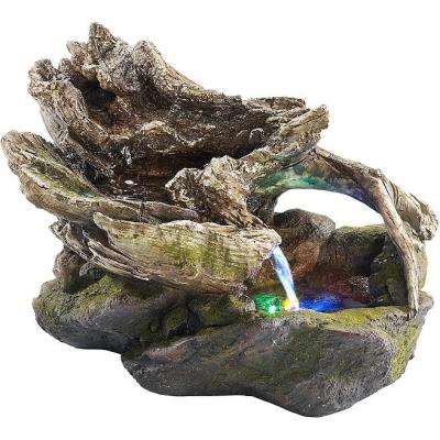 Fontaine d'ambiance avec LED et pompe - Mare sylvestre