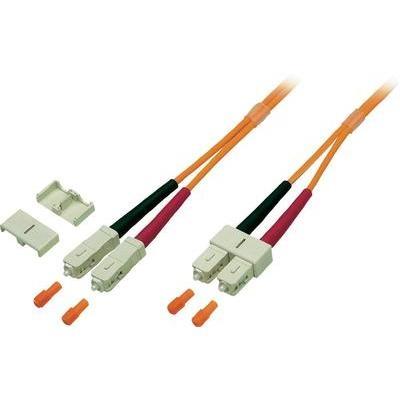 Duplex connecteur sc sc 50 125µ monomode om2 efb elektronik 5m orange o6413.5