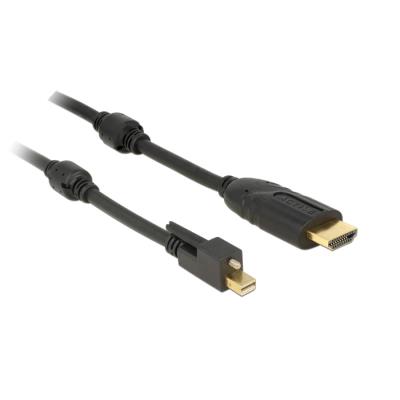 DeLOCK Cable Mini DisplayPort 1.2&nbsp;Male with Screw