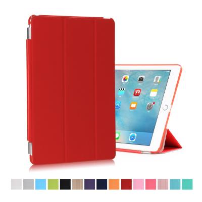 Etui en PU trois plis Companion pour iPad pro 9.7 pouces - Rouge