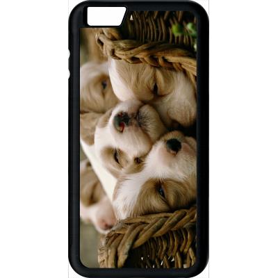 Coque apple iphone 6+ plus panier a chiots