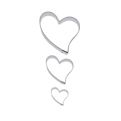 STÄDTER 002128 LOT DE 3 EMPORTE-PIÈCES EN FORME DE COEUR