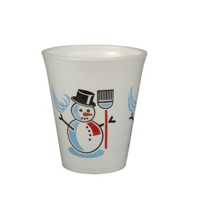 PAPSTAR 50 TASSES - THERMO MUG - BONHOMME DE NEIGE - 0,2 L Ø 7,9 CM 9,1 CM - BOISSONS CHAUDES (VIN CHAUD, CAFÉ, THÉ) - GOBELET