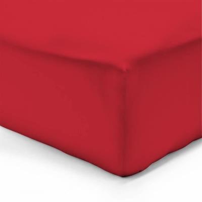 VISION Drap Housse ROUGE 140x190cm