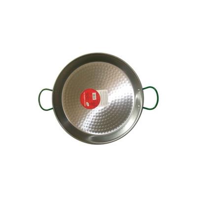 Vaello campos plat à paella en acier poli 50cm pour 13 personnes 0150