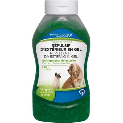 Repulsif D'Exterieur En Gel Chien Chat - Flacon 640 Gr