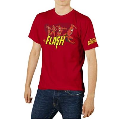 SD Toys T-Shirt DC Universe - The Flash Crimson Comet Homme Rouge Taille XXL - 8435450209871