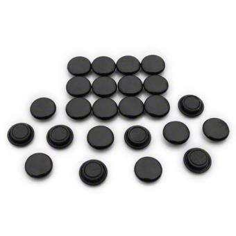 Magnet expert lot de 24 petits aimants pour tableaux et réfrigérateurs noir  20 x 7,5 mm - Accessoire de cuisine - Achat & prix