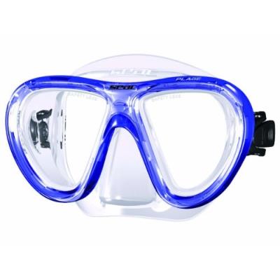 Seac plage siltra masque binoculaire en pvc enfant bleu