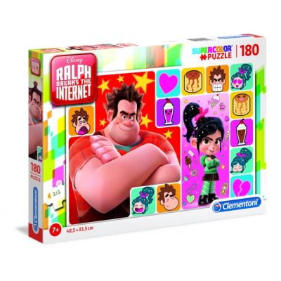 Clementoni supercolor Ralph casse le puzzle internet 180 pièces