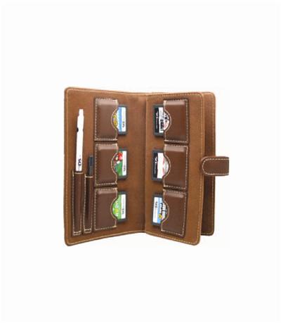 ORGANISEUR CUIR MARRON DS