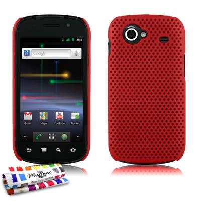 Coque ORIGINALE Ultra Fine Rouge , Alvéolia,  de MUZZANO pour GOOGLE NEXUS S   SAMSUNG I9020   I9023