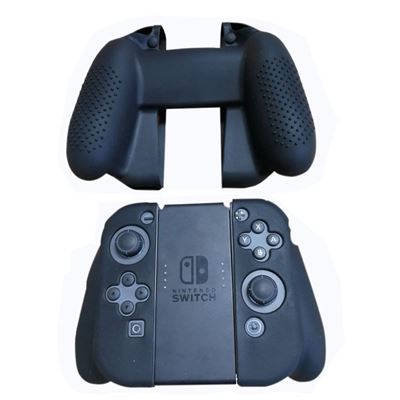 Housse silicone manette de protection pour Joy-Con de Nintendo Switch - Noir