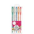 Uni-ball Signo Fantastic Gel Trousse-étui de 5 stylos écriture moyenne 0,7mm