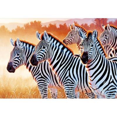 Puzzle 1500 pièces - Zebras / Trefl