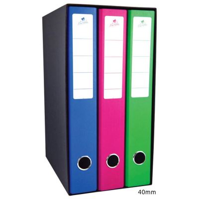 Module 3 Classeurs carton 2 anneaux 40 mm