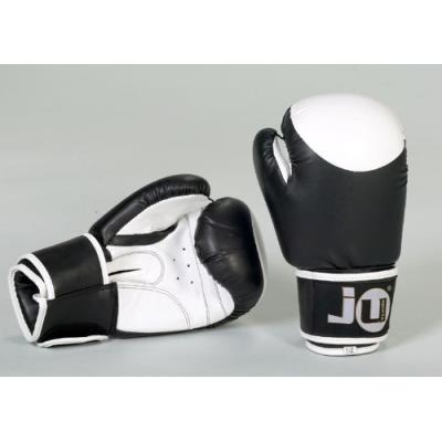Ju-sports 6014010 gants de boxe en cuir noir blanc 280 g