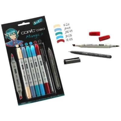 Copic marqueurs ciao 5+1 set, manga 2 cz22075557