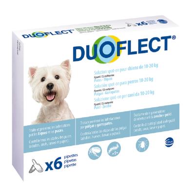 Duoflect Chiens 10-20 kg 6 pipettes