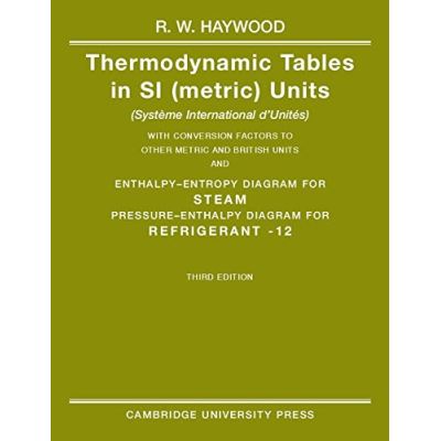 Thermodynamic Tables in Si, METRIC UNITS