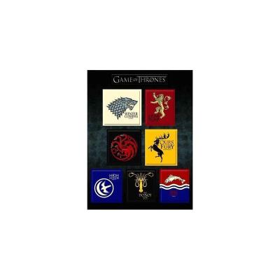 Game of Thrones - Set Magnet 7 Logos Familles