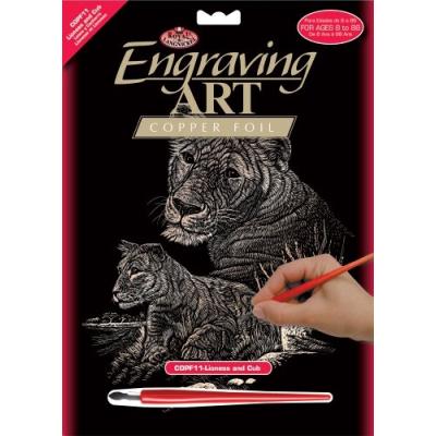 ROYAL & LANGNICKEL COPF11 ART DE LA GRAVURE SUR CUIVRE TAILLE A4 LIONNE/LIONCEAU